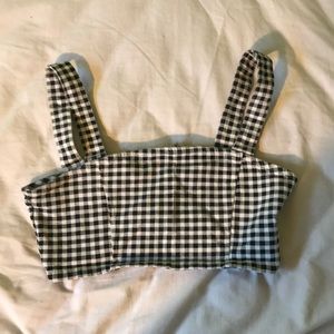 Plaid Crop Top
